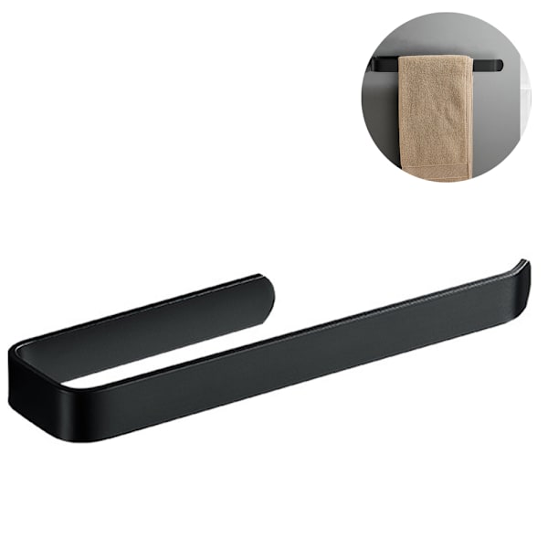 Hållare Väggmonterad Kök Pappershandduksställ Aluminium Matt Badrum Handduksställ Enkelt Hylla Badrum Handduksställ Multifunktion Toalett Förvaringsställ Trasa