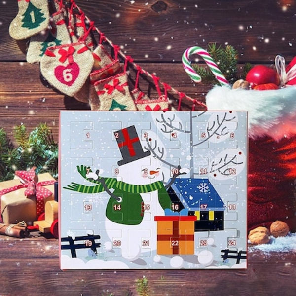 Adventskalender barn smycken, KkvoGmle, 2 armband/22 tillbehör, flerfärgad