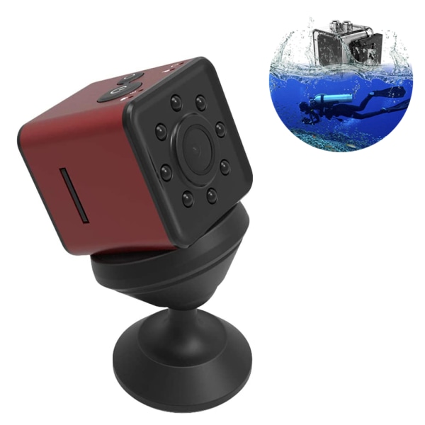 SQ13 Ultra-Mini DV Pocket WiFi 1080P Digital Video Recorder Kamera Camcorder med 30m Vattentätt Fodral, Stöd IR Nattvision Sportkamera