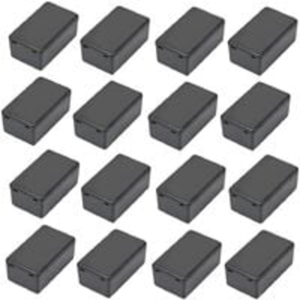 16 Stk. Projektkabinet, Elektronisk Projektkabinet, Elektronisk Samledåse, Elektronisk Plastkabinet til Elektroniske Projekter,