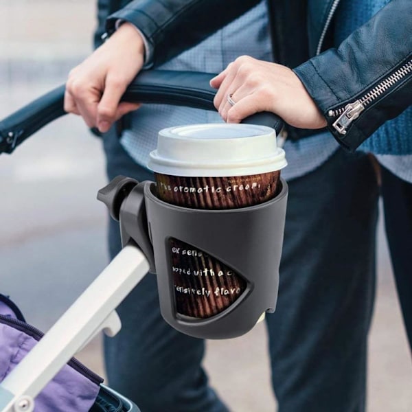 Drikkevareholder/kopholder til barnevogn, cykel universal kopholder babyflaske flaskeholder til