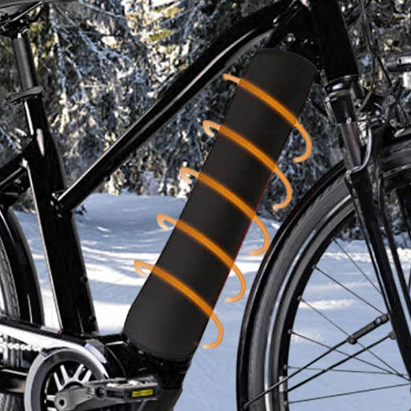 Beskyttelsescover til elcykelbatteri, Universel beskyttelse til standard elcykelbatteri, Beskyttelse mod kulde