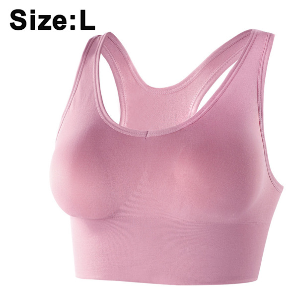 Sport-BH för kvinnor, stötsäker, vacker ryggknapp, ihålig racerback, vadderad yogabhå, gymtränings-BH, crop top