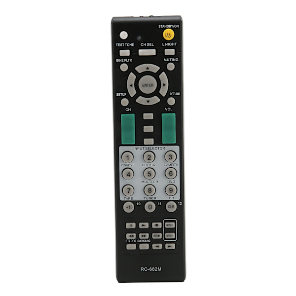AV Receiver Fjernbetjening Erstatning for RC-682M RC-606S 607M Smart Fjernbetjening