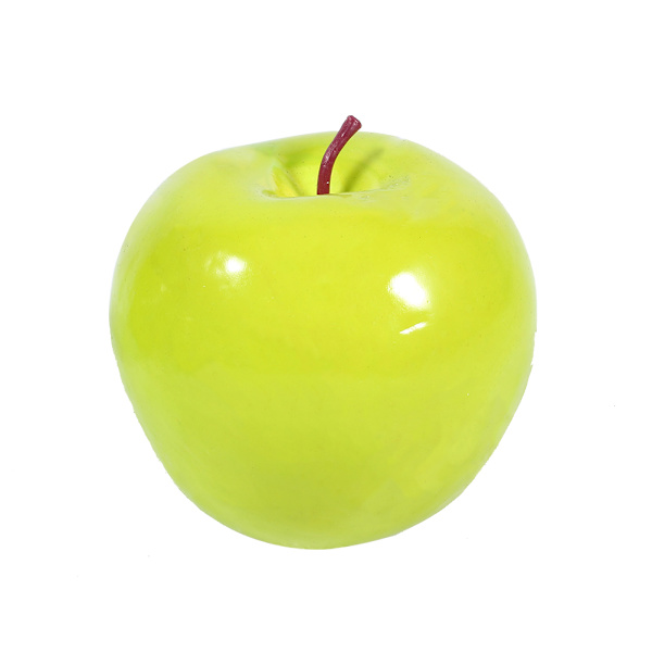 6 st konstgjorda gröna äpplen frukt simulering naturtrogen kök display hem mat dekorativ