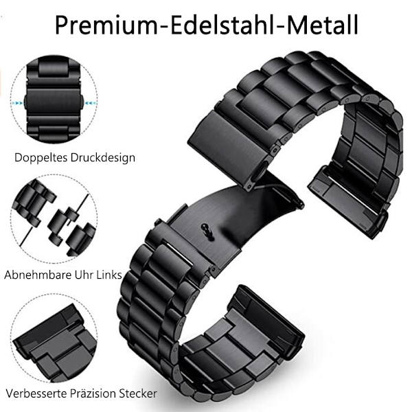 Rannekoru, joka on yhteensopiva Fitbit Versa 3 -rannekorun/Fitbit Sense -rannekorun kanssa