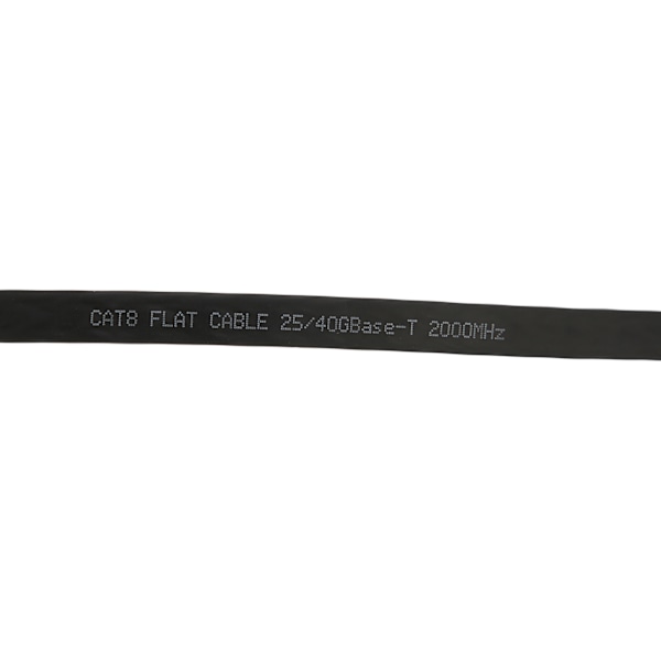 Cat 8 Ethernet-kabel 40 Gbps 2000 MHz RJ45 hann-grensesnitt 0,5 meter/19,7 tommer Ethernet-ledning for PS5 for ruter