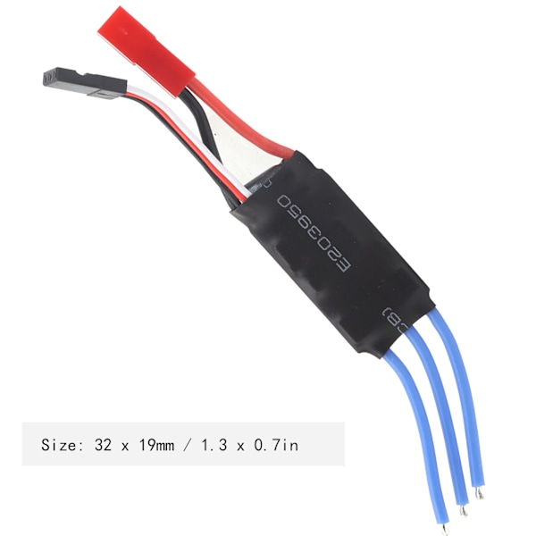 RC 18A Mini Børsteløs ESC Opgraderingsdele Tilbehør Passer til WLtoys K989 RC Bilmodel