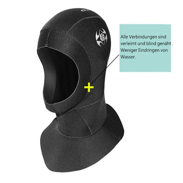 Neopren Balaklava Dykkerhette 3mm Surfing Svømming Triatlon Våtdrakt Hodeplagg Menn Kvinner Varm Dykkerhette Neoprenhette Hatt