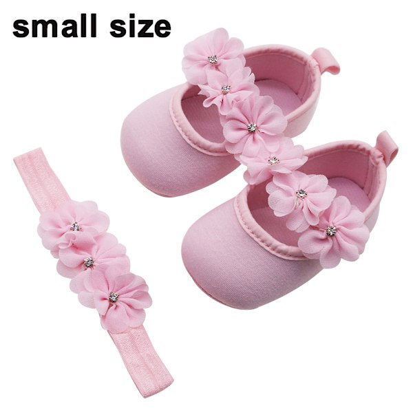 Babyflicka skor mjuk sula floral nyfödd spädbarn Mary Jane flats dopklänningar skor Soled sandaler skor prinsesskor