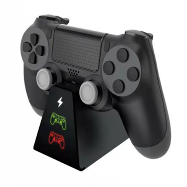 PS4 Controller Oplader DualShock 4 Controller Opladestation Dock, 4 Opladningsstand til PS4 / PS4 Slim / PS4 Pro Controller