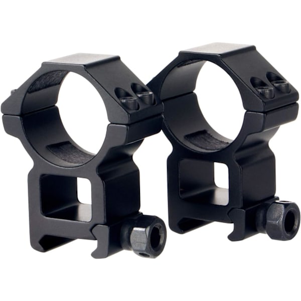 Siktesringar 30 mm transparenta höga profilsiktesringar för 20 mm Picatinny/Weaver-skenor