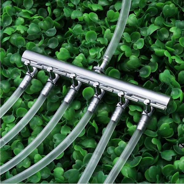 4/8 mm akvarie luftfordeler og 6 envejs kontraventiler til akvarie luftpumpe, akvarie luftstrøms splitter luftpumpe akvarie tilbehør