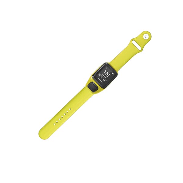 Passer for TOMTOM Runner3/2 & TOMTOM Adventurer omvendt spenne silikonrem - gul