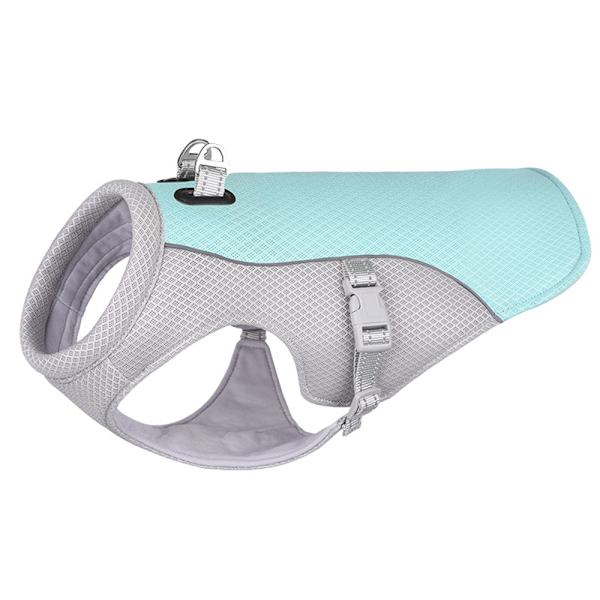 Hunde Kølevest Åndbar Mesh Hundejakke Sommer Kølig og Komfortabel Hundefrakke Justerbar med Reflekterende Striber Kæledyrstøj Egnet til Store