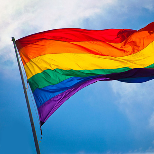 Regnbågsflagga Pride 3x5 fot Utomhus-LGBTQ Flaggor Pride Flag Sydd Ränder Levande Färg Heavy Duty Polyester Flaggor