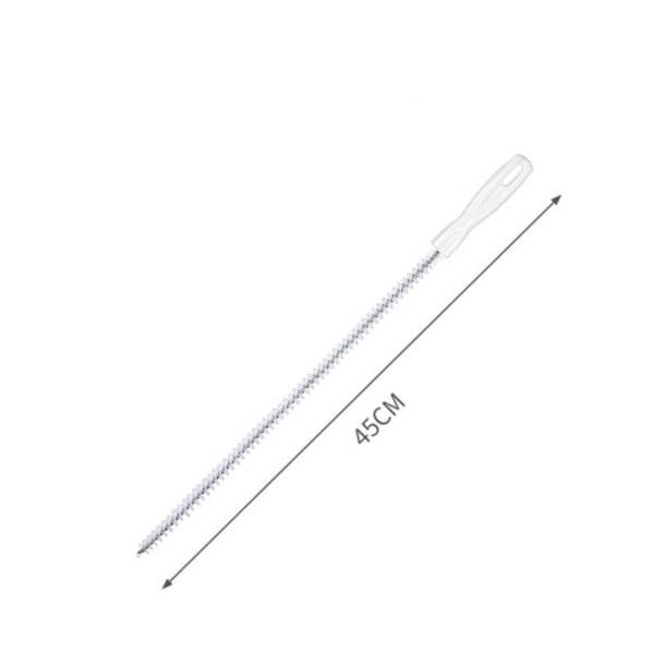 Diskborste, Plast, 45 cm, Grå