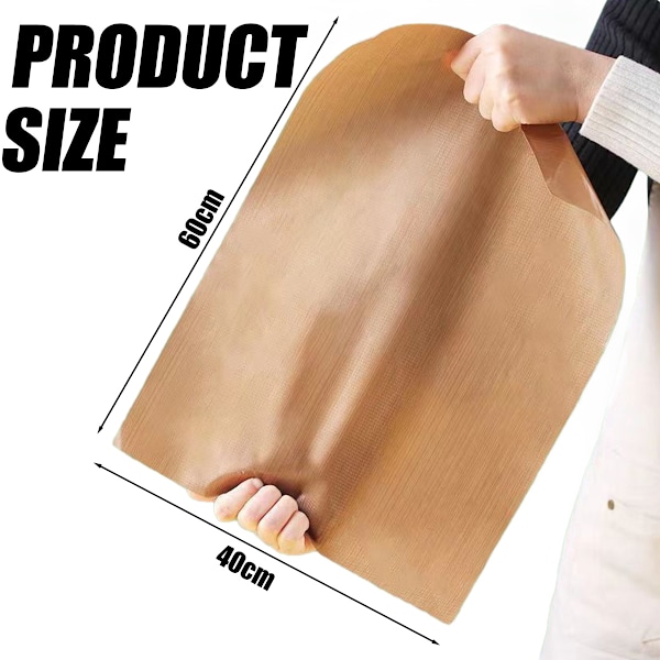Brunt bakplåtspapper Non Stick Oljat papper Värmebeständigt Köksugnspapper För Hushållsdessertbutik 40x60 cm