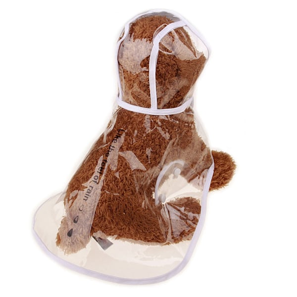 Vattentät hundponcho, husdjurskläder, hundregnrock
