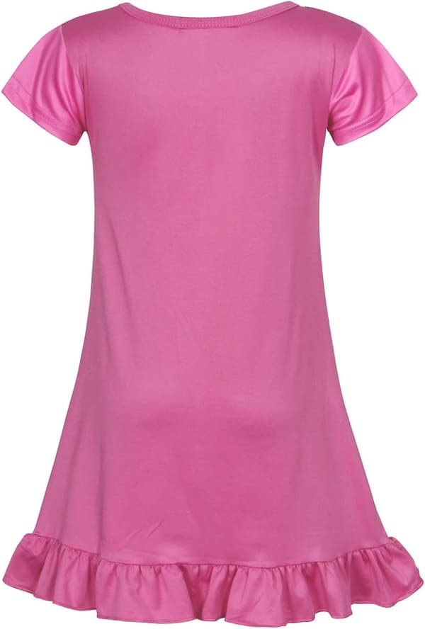 Flickans nattlinne, pyjamas, enhörningsnattkläder, kortärmad barnsovkläder Lämplig höjd: 150 cm