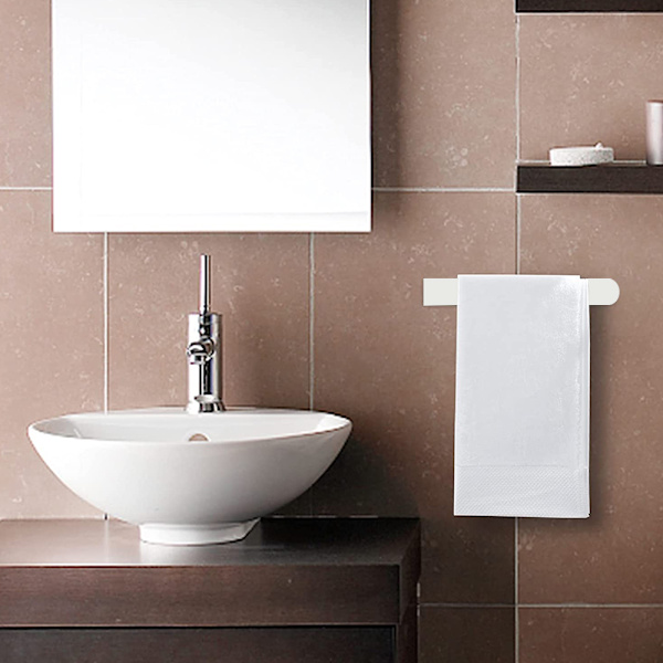 Holder Vægmonteret Køkkenrulleholder i Aluminium Mat Badeværelse Håndklædeholder Simpel Hylde Badeværelse Håndklædeholder Multifunktionel Toilet Opbevaringshylde Klud
