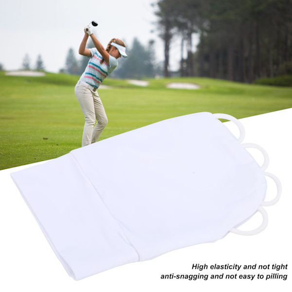 Puolikkaat Golfhanskat Oikea Käsi Jääsilkki UV-suojahanskat Miehille ja Naisille L Valkoinen