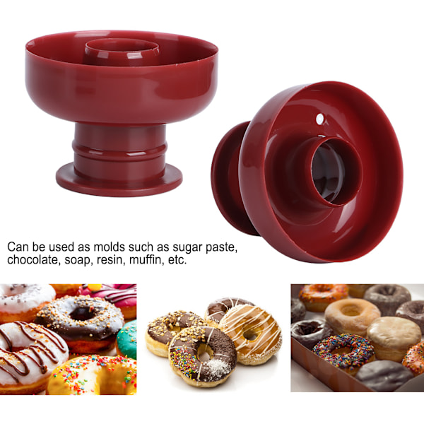 5 donut Forme bage gadgets DIY donut kage brød skærer Forme køkken bageværktøj