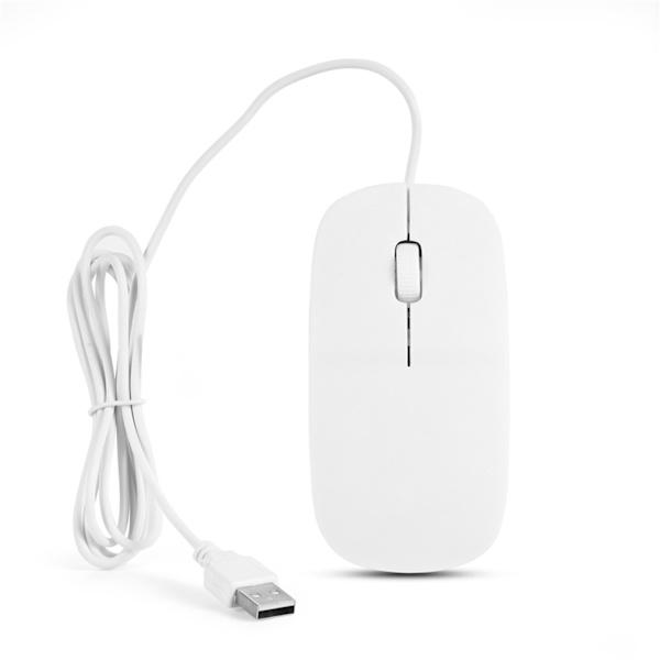 Ultratunn USB-kabelansluten tangentbord optisk mus musuppsättning combo för PC bärbar dator