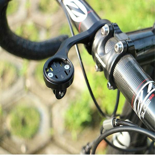 Cykeldatorfäste för Garmin, bagagefäste för Garmin Edge 200, 500, 510, 800, 810, 1000, 1030 (svart/röd)