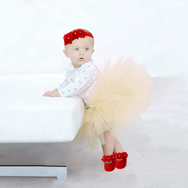 Babyflicka skor mjuk sula floral nyfödd spädbarn Mary Jane flats dopklänningar skor Soled sandaler skor prinsesskor