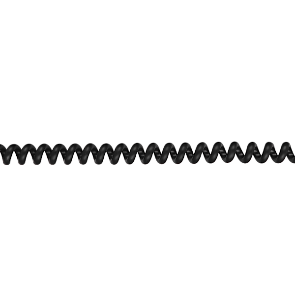 2-Pin til 5-Pin Spiral Ledning Kabel til Kenwood/HYT/Baofeng/Relm To-vejs Radioer og Headsets