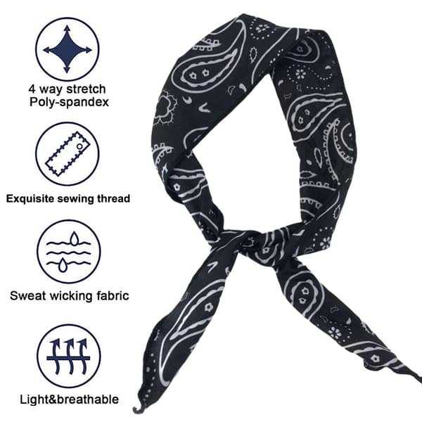 Retro Hårbøyler med Ståltråd - Rockabilly Sommer Hode Skjerf Hode Wrap Bånd. (1 stk)