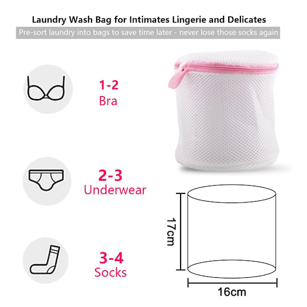 BH-tvättpåse - Sandwich-tyg med hög permeabilitet Tvättpåse för underkläder - Underklädespåse för BH:ar, strumpor, trosor, linne
