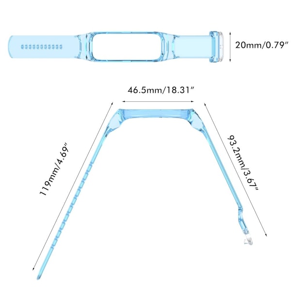 Ersättningsband kompatibla med Samsung Galaxy Fit2 SM-R220 Smart Bands Watchband Strap för kvinnor och män
