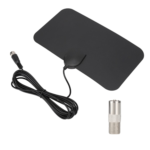 Mini 1080p 20DBI Digital inomhus HDTV-antenn bak med dubbelsidig tejp svart