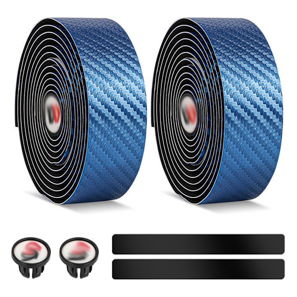 Styretape for sykkel, styretape for landeveissykkel, styreinnpakning 2 ruller med tilbehør, for landeveissykler og sykling