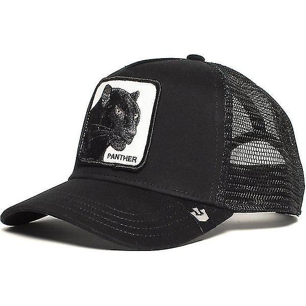 Black Panther Mesh Cap Sommer Baseball Cap Trucker Hat (1 stk. - Sort)