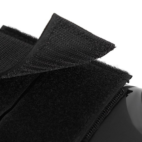 2 Par Elastiske Heste Boots Tykkere PU Front Bak Boots Benbeskytter for Trening Hopping Svart M