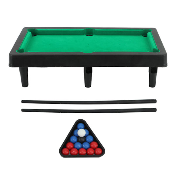 Mini Poolbord Interaktiv Simulation Miniature Billard Pool Spillesæt til Skrivebordsdekoration Ornament