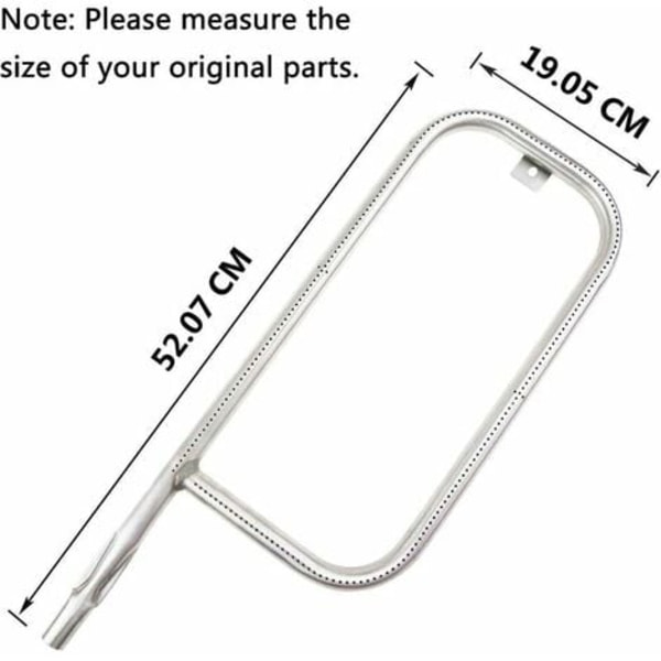 41862 Reservedele til 52 cm brænder til Weber gasgrill Q200 Q220, Q2000, Q2200