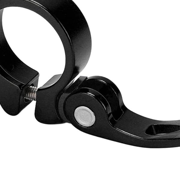 BOLANY MTB Cykel Sadelpindsklemme Quick Release Aluminium Legering Cykel Sadelpind Montering 34.9mm Sort