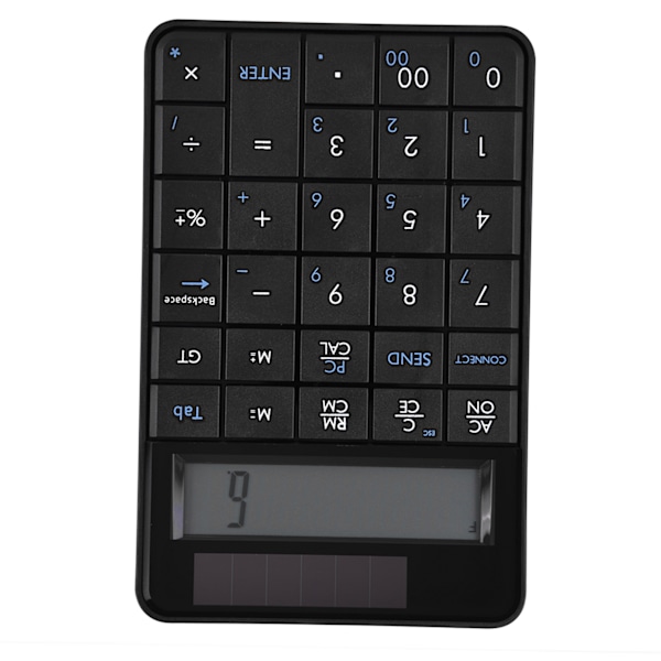 Mini 2.4G USB langaton 2 in 1 29 näppäimen numeronäppäimistö ja laskin LCD-näytöllä
