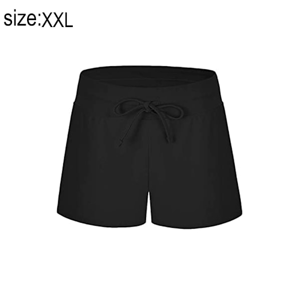 Boardshorts til kvinder - Tankini Badetøj - Badebukser - Badetøj - Bund - Boardshorts - Strandbukser - Sort