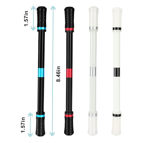 4 st Finger Pen Spinning Mod Gaming Snurrande Penna med Viktad Kula Finger Roterande Penna