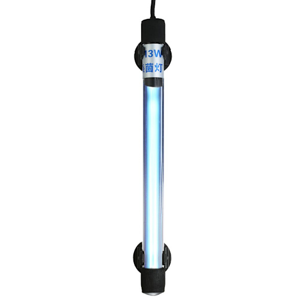 13 W UV-valosterilointilamppu, upotettava UV-sterilointilaite veden desinfiointiin akvaarioon ja lammikkoon, AC220-240V