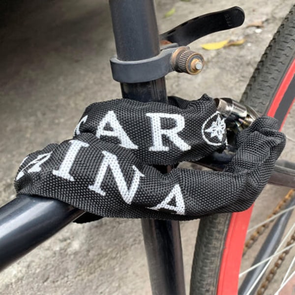 Antivol Moto Velo Chaine + Serrure Sécurité 88-90CM