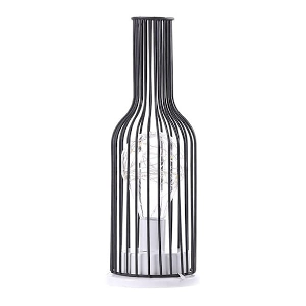 Dekorativ lampe med bur, lampe til soveværelse, køkken, bryllup