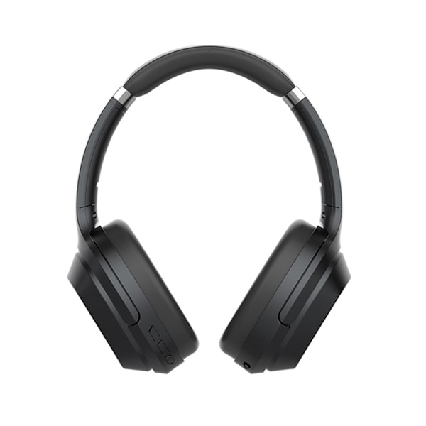 Aktiv Støjreducerende Hovedtelefoner, Trådløst Bluetooth Headset med Mikrofon, 25 timers Afspilningstid, Sammenfoldelige Bløde Protein Ørepuder til