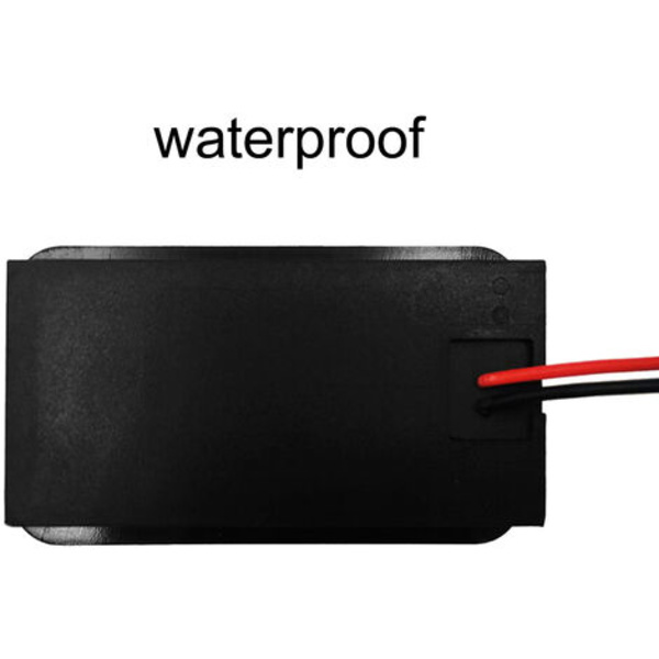 IPX7 Batterikapacitetsmonitor, DC 7-100 V 12 V 24 V 36 V 48 V Batterispänningsprocenttestare LCD-skärm LCD-skärm Bil