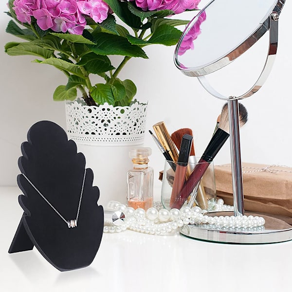 Velour Halskæde Smykke Display Organizer Stand, Smykke Staffeli, Vedhæng Holder med 5 Hak til Kæder, Armbånd